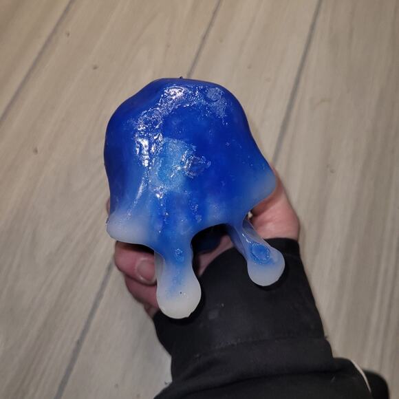 Vintage Candle Blue Elephant Wax Cute - Picture 4 of 7